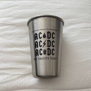 AC/DC Silver collector Metal Cup